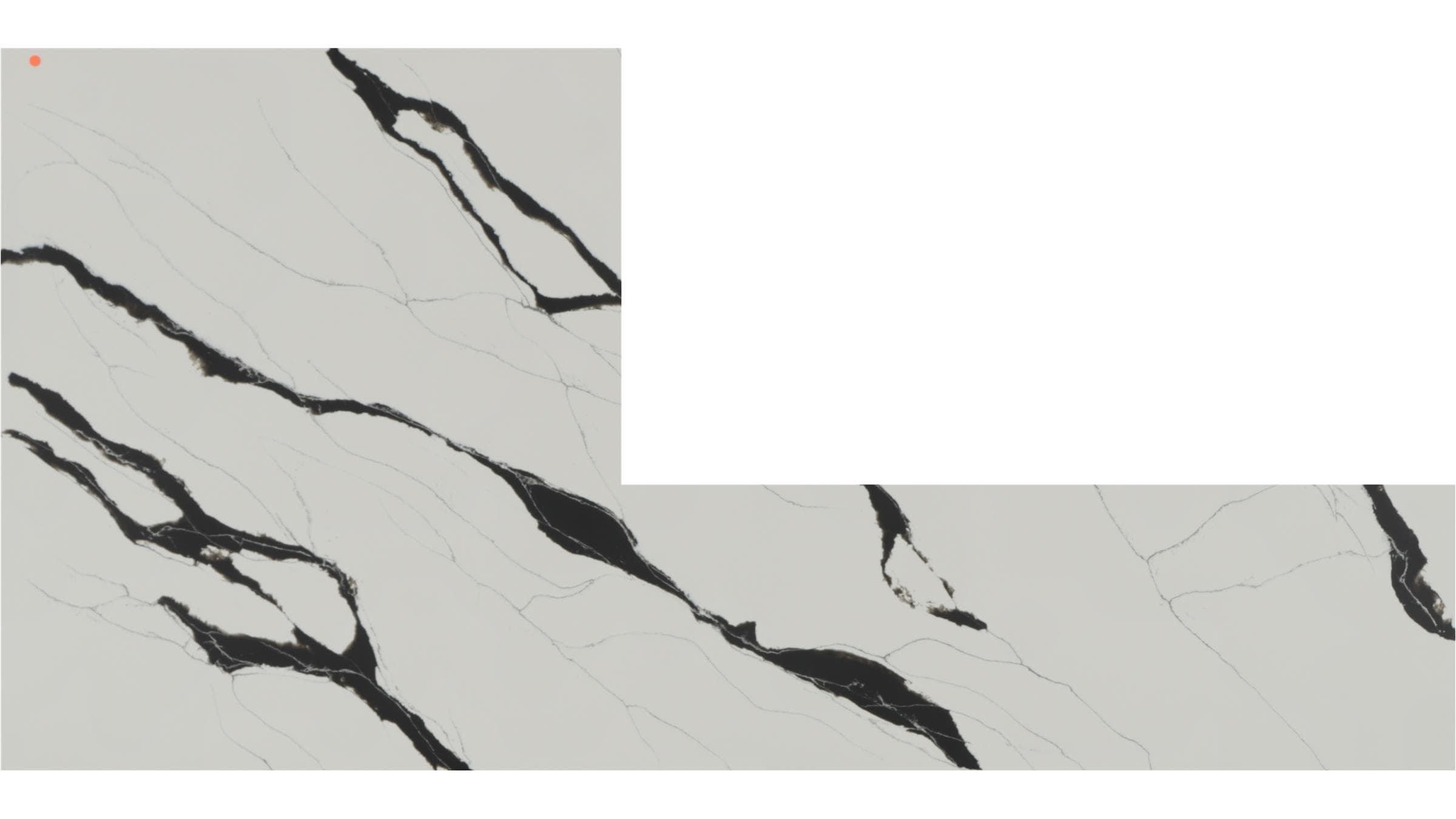 Unique Calacatta Black QUARTZ — item #8169-1