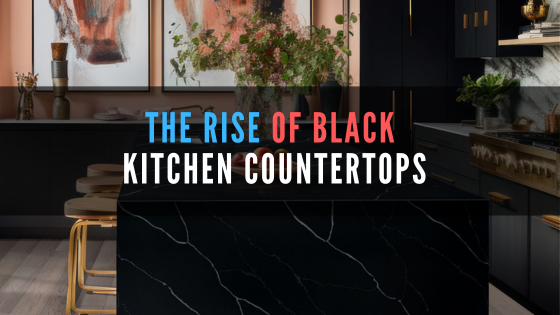 Rise of black kitchen countertops