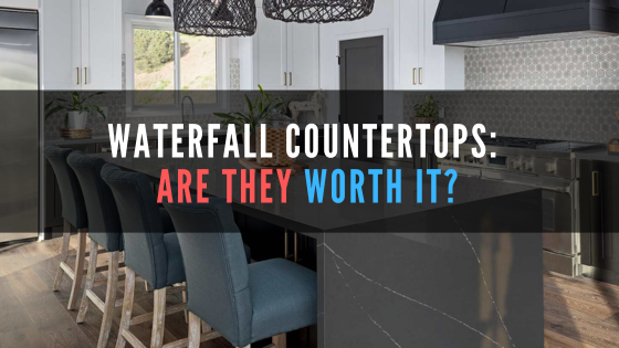 waterfall countertops