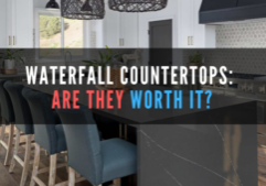 waterfall countertops